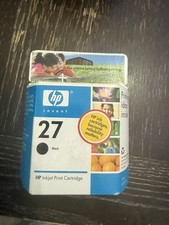 New Genuine HP 27 Black Ink Cartridge Toner C8727AN OEM Sealed picture