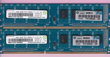 4GB 2x2GB PC3-12800 RAMAXEL RMR5030MM58E8F-1600 HP 655409-150 DDR3-1600 Ram Kit picture