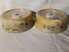2X-Windata DVD+R DL Double Layer 8.5GB 240min 2.4x Pack of 20- Factory Sealed picture