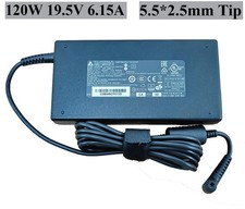 Genuine Delta 120W 19.5V 6.15A AC Adapter for MSI VR700 GX600 5.5*2.5mm Charger picture