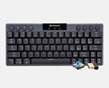 Hexgears A1 Low Profile Wireless Mechanical Hot Swap RGB QWERTY Black Alu picture