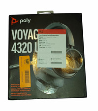 Poly Voyager 4320 Wireless Bluetooth USB Noise Cancel Boom Mic Dual Black picture