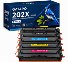 202X CF500X 5PK Toner for  LaserJet Pro M281fdw M281cdw M254dn 202A picture