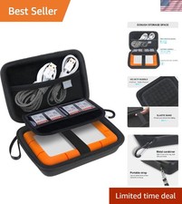 Elegant Black Hard Drive Case for LaCie Rugged - Ultimate Protection On-the-Go picture