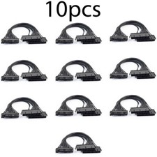 10x Power Supply Splitter Dual PSU Cable Adapter 24Pin 20+4 Pin ATX Motherboard picture
