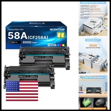 E-Z Ink 58A 58X CF258A Toner Cartridge for HP M428fdw 2 Black with Chip picture