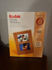 Kodak Glossy Photo Paper 100 Sheets 8.5 x 11 CAT 8209017 Brand New Sealed Inkjet picture