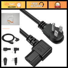 3-Pack 3FT AC Power Cord, C13 to NEMA 5-15P, Heavy Duty 3 Prong Cable picture