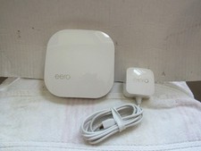 EERO BRAND. MODEL #B010001. 2 AVAILABLE. INTERNET RANGE EXTENDERS.  WORK. USED picture