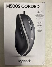 Logitech M500s Wired USB Optical Mouse 7-Button 4000 DPI Black picture