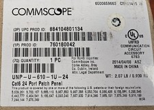 Commscope 24-Port Ethernet Cat 6 Patch Panel - Assorted Bundle 884104801134 picture
