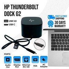 HP USB-C Docking Station for Apple Mac Mini Quad Display Laptops w/ AC picture