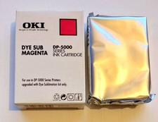 1x OKI DP-5000 series ink cartridge DYE SUB MAGENTA cassette ribbon picture