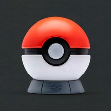 NEW S-Craft Pokemon LED Light Up PokeBall with Stand Keycap Holder Poke Ball picture