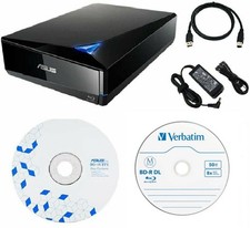 ASUS BW-16D1X-U 16x BD Blu-Ray Drive with USB 3.0 + FREE 1pk 50GB BD-R DL MDisc  picture