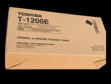 Toshiba Genuine T-1200E Black Toner Cartridge New in box picture