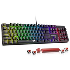 Redragon SINDRI PRO Mechanical Gaming Keyboard Hot-Swappable Red Switch RGB picture