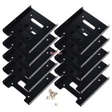 10PCS 2.5 to 3.5 Bay SSD Metal Hard Drive HDD Mounting Bracket Adapter Dock Tray picture