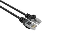 CAT6 Slim Ethernet Patch Cable Black 28 AWG 5FT 25 PACK picture