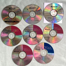 Microsoft Select PC CD Windows Software Apps Visual Basic Encarta Encyclopedia 9 picture