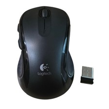 Logitech M510 Wireless Computer Mouse Graphite Gray 910-001822 Unifying Receiver picture