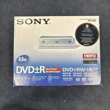 Sony DVD+-R Dual Layer 8.5GB 16X Rewritable DVD/CD Burner DRU-800A New Open Box picture