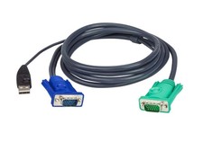 Aten 2L-5202U 784568 KVM Cable USB PC to HD Switch 1.8m AT-2L5202U, 1.8m, ~E~ picture