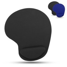 Alfombra Para Mosue De Computadora Ergonomica Alfombrilla De Raton Pc-Negro picture