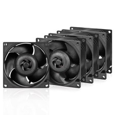 ARCTIC S8038-10K (4 Pieces) - Fan, 80x80x38 mm, 500-10000 RPM, PWM Regulated,... picture