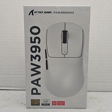 Attack Shark V5 PAW3950 Tri-Mode Gaming Mouse - Ultra Light Complete New Unused. picture