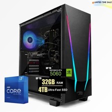 Gaming PC Desktop Computer i7,Up to 64GB RAM 4T SSD NVIDIA 3050/5060, Windows 11 picture