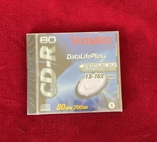 NEW Verbatim DataLifePlus Premium 1x-16x Speed 80 Min Recordable Burner CD picture
