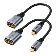 8K BiDirectional Mini DisplayPort To DisplayPort 1.4 Adapter Converter 2 PCS picture