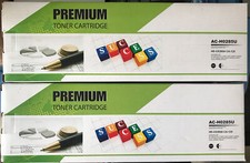 Set of 2 Premium Toner Cartridge toner cartridge. Black. New in box. picture