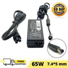 65W Dell Original Power Adapter for Latitude Laptop 3190 5300 7300 7400 w/cord picture
