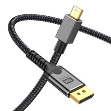 6.6FT 16K Mini DisplayPort to DisplayPort 2.1 Cable picture