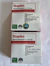 (2-Pack) Staples Ink Cartridge 910XL Black/Cyan/Magenta/Yellow picture