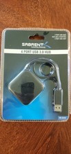 New Sabrent 4-Port USB 3.0 Hub Portable Travel Data Splitter HB-SGAR NIB picture