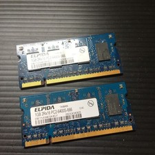 2PCS ELPIDA Dell SNPPP102C / 1G 2Rx16 PC2-6400S-666 Laptop Memory picture