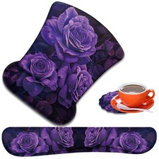 Ergonomic Wrist Rest Support Set 3-in-1, Memory Foam & Gel Keyboard Wrist Res... picture