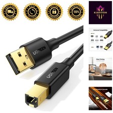 Corrosion-Resistant 5ft USB Printer Cable – Fast & Easy Plug and Play Connection picture