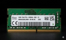 🔥SK Hynix 16GB DDR4-3200 1Rx8 PC4-25600 Laptop RAM SODIMM HMAA2GS6CJR8N-XN picture