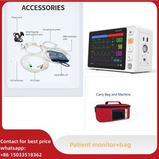 Portable Vital Signs  Patient Monitor ECG NIBP SpO2 Pulse rate +bag 5 inch,NEW picture