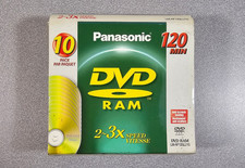 Panasonic DVD-RAM 10 Pack Box 7 Discs Unused Blank 4.7GB 120 Min Japan 💿 picture