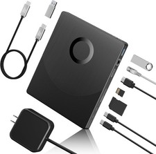 Versatile External Blu Ray Drive, Blu Ray Burner with HDMI/LAN picture