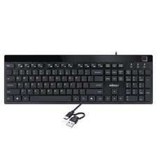 Adesso AKB140FB USB Low Profile Keyboard with Built-in Fingerprint Reader picture