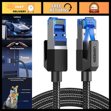 High-Speed Cat 8 Ethernet Cable 50FT, 40Gbps 2000MHz LAN Cord for Gaming, PS5, X picture