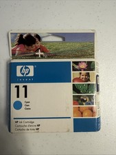 HP 11 Cyan Ink Cartridge C4836A OEM Brand New And Sealed Genuine picture