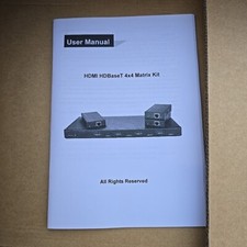 SIIG HDMI HDBaseT 4x4 Matrix Extender 4K - 1x HDMI & 3x HDBaseT Outputs - EDID,  picture