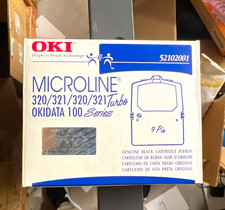 OKI Genuine Black Ribbon 52102001 for Microline 320/321 Turbo OKIDATA 100 picture